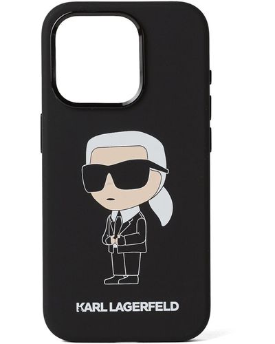 Karl Lagerfeld Ikonik Karl Nft Iphone 14 Pro Case - Black