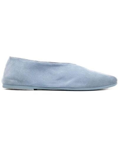Marsèll Leather Slip-on Ballerina Shoes - Blue