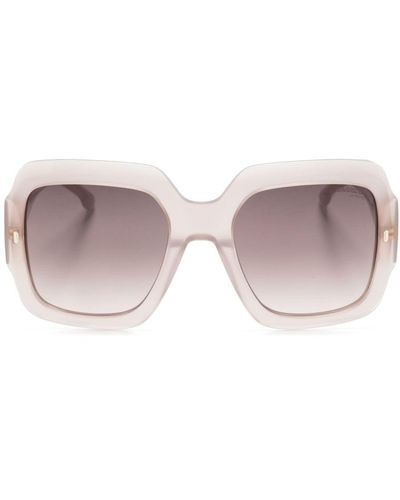 Carrera Translucent Oversize-frame Sunglasses - Pink