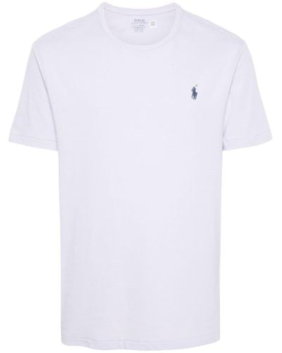 Polo Ralph Lauren T-Shirt mit Polo Pony-Stickerei - Weiß