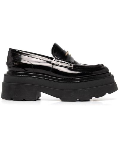 Alexander Wang Chunky Sole Leather Loafers - Black