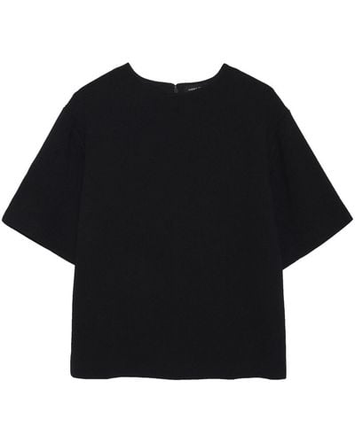 Anine Bing T-shirt Met Korte Mouwen - Zwart