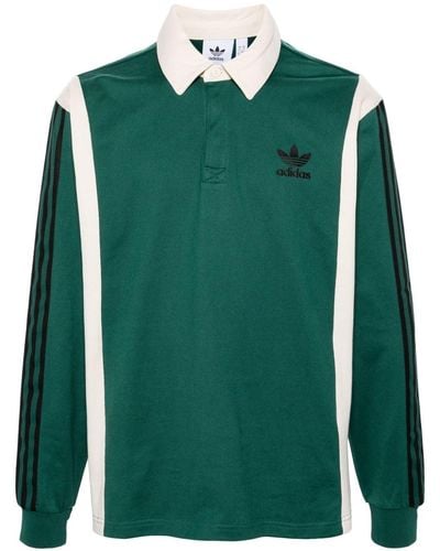 adidas Rugby Cotton Polo Shirt - Green