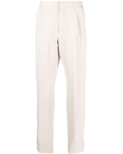 Zegna Elasticated-waist Chino Trousers - Multicolour