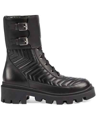 Gucci Combat Boots - Zwart