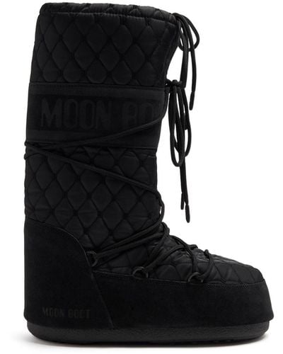Moon Boot Icon Knee-high Snow Boots - Black