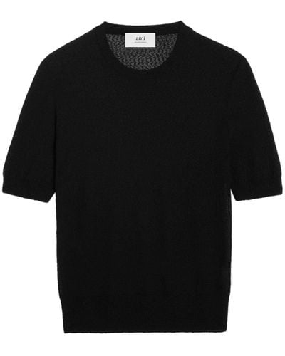 Ami Paris セミシアー Tシャツ - ブラック
