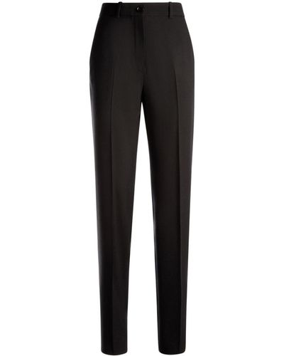 Bally Virgin Wool Slim-fit Trousers - Black