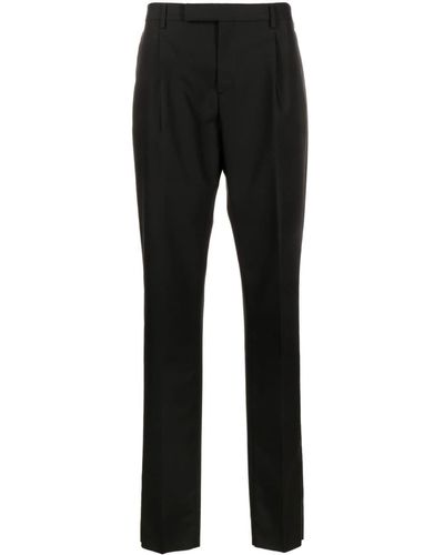 Lardini Pleated Tailored Pants - Black