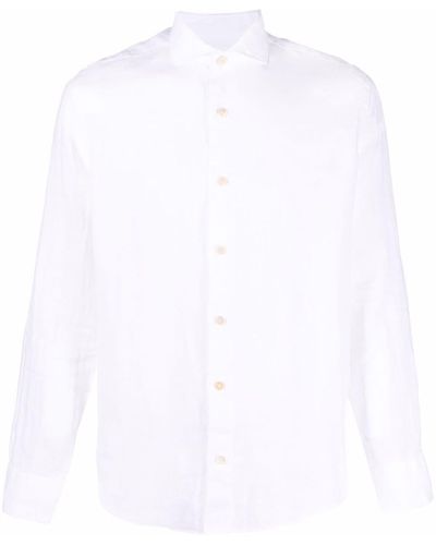 Eleventy リネンシャツ - ホワイト