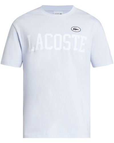 Lacoste T-Shirt mit Logo-Print - Blau