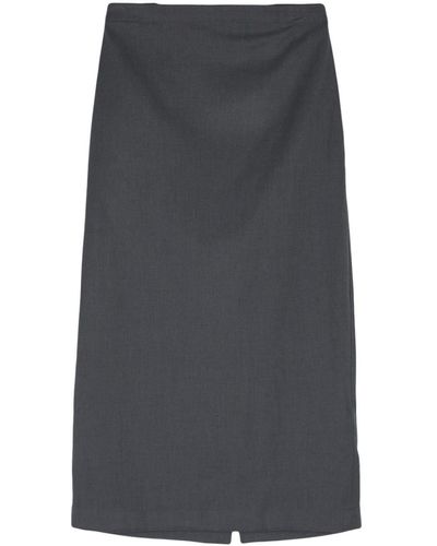 Remain High-waist Pencil Skirt - Grey