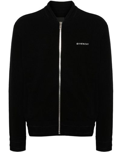 Givenchy Veste bomber à logo 4G - Noir