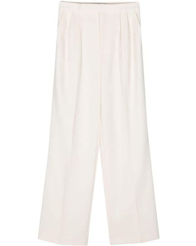 Roland Mouret High-waist Tailored Trousers - White