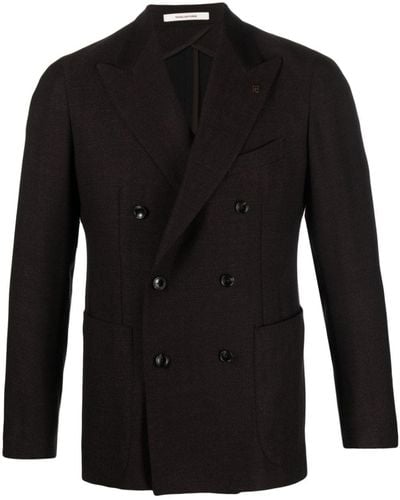 Tagliatore Blazer Met Dubbele Rij Knopen - Zwart