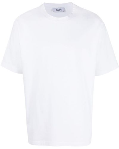 Eraldo Round-neck Short-sleeve T-shirt - White