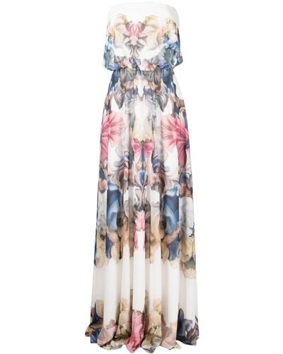 Saiid Kobeisy Chromatic-print Maxi Dress - Multicolor