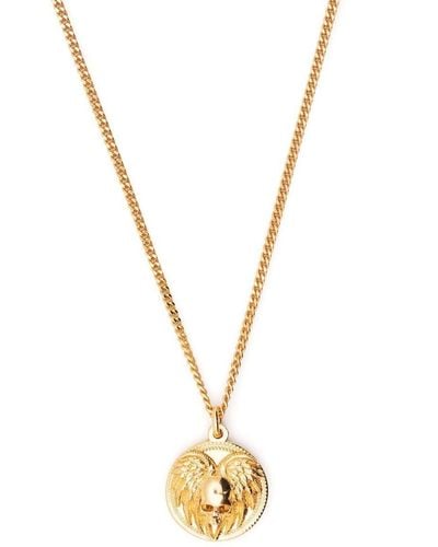Emanuele Bicocchi Large Gold Coin Necklace - Metallic