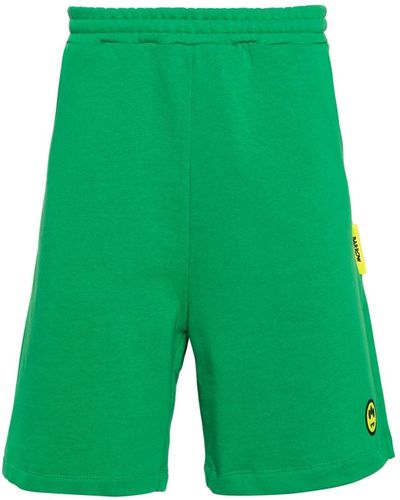 Barrow Shorts sportivi con applicazione - Verde