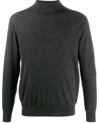 N.Peal Cashmere 007 Fine Gauge Sweater - Grey