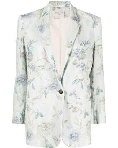 Forte Forte Kiss From A Rose Denim Jacket - White