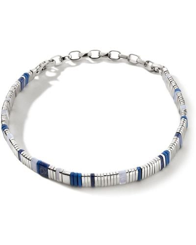 John Hardy Colourblock Chain Lapis Lazuli Bracelet - Metallic