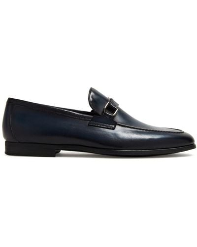 Magnanni Dinos Leather Loafers - Blue