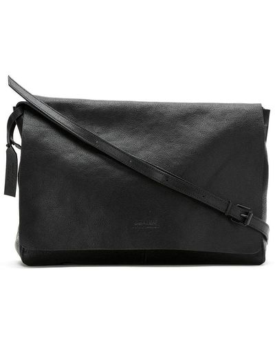 Osklen Leather Crossbody Bag - Black