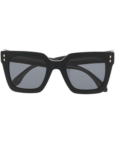 Isabel Marant Square Frame Oversized Sunglasses - Black