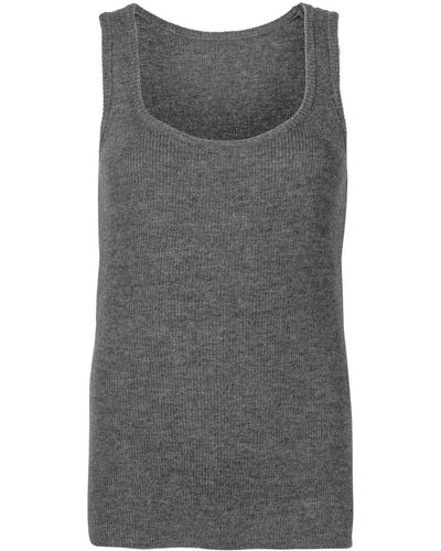 Cashmere In Love Top Paula sin mangas - Gris