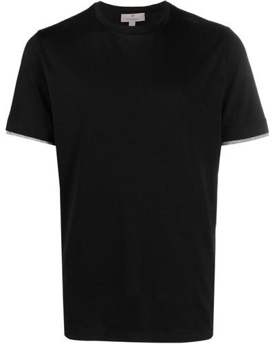 Canali クルーネック Tシャツ - ブラック