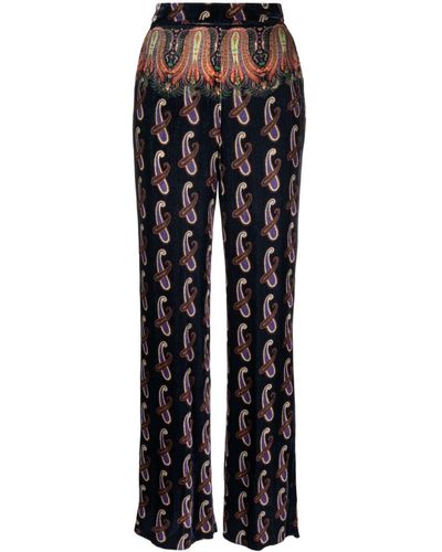 Etro Pantalon à motif en jacquard - Noir