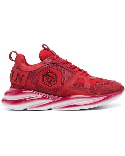 Philipp Plein Hurricane Chunky Sneakers - Red