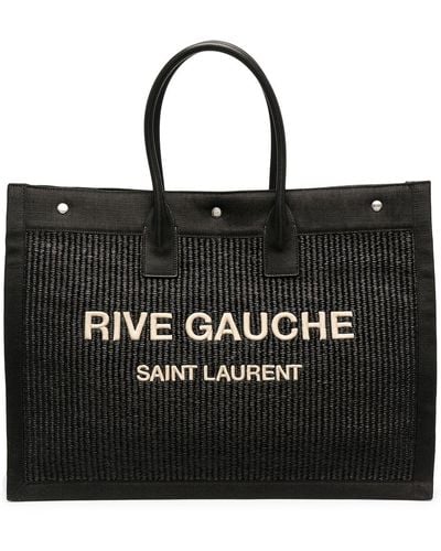 Saint Laurent サンローラン リヴゴーシュ ハンドバッグ - ブラック