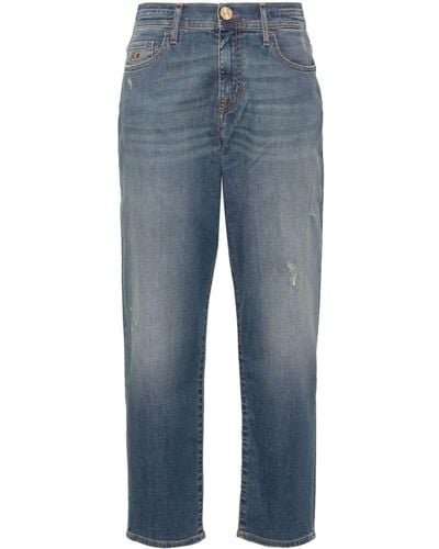 Jacob Cohen Mid-rise Tapered Jeans - Blue