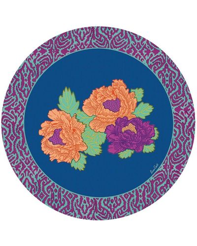 Lisa Corti Sets de table Masonite circulaire (lot de deux) - Bleu