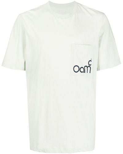 OAMC T-Shirt mit aufgesetzter Tasche - Grün