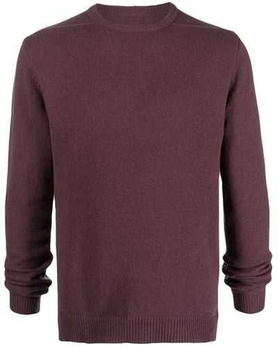 Rick Owens Biker Cashmere-blend Sweater - Purple