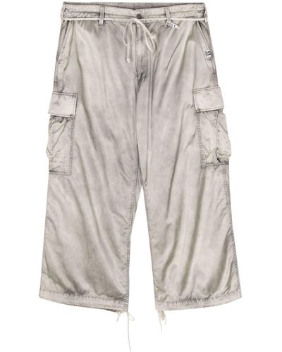 Maison Mihara Yasuhiro Drawstring Cargo Pants - Gray