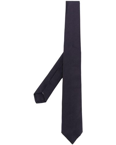 Jil Sander Blue Silk Tie