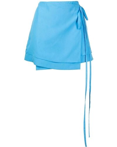 Rejina Pyo Freja Wrap Skirt - Blue