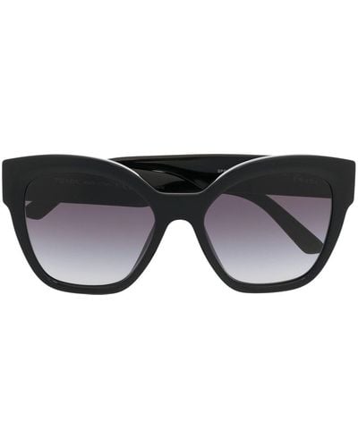 Prada Gafas de sol con montura estilo mariposa - Negro