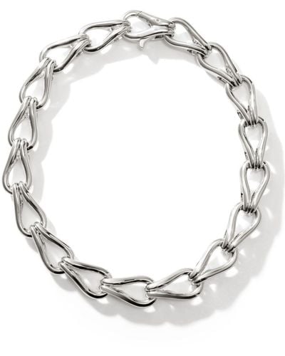 John Hardy Surf Link Sterling-silver Necklace - White
