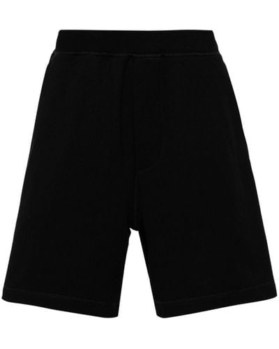 DSquared² Pantalones cortos de chándal con logo - Negro