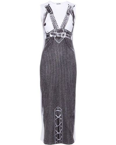 Jean Paul Gaultier Madone Dress / Black - Gray
