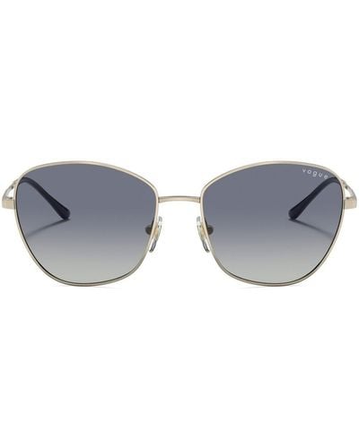 Vogue Eyewear Round-frame Tinted Sunglasses - Blue