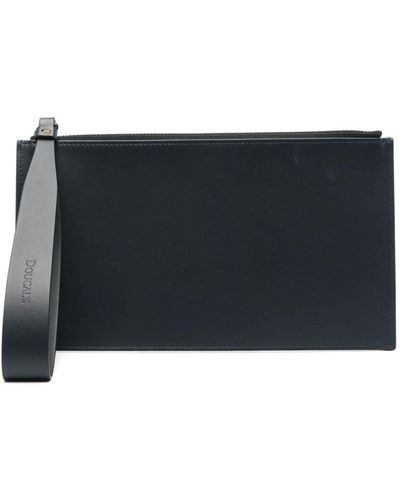 Doucal's Smooth Leather Wallet - Black