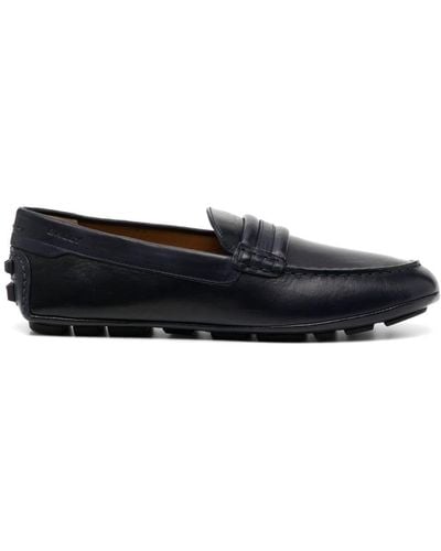 Bally Kerbs Leather Loafers - Black