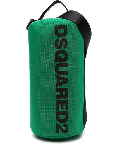 DSquared² Bolso messenger con logo - Verde