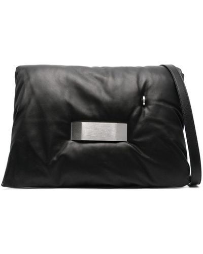 Rick Owens Work Pillow Griffin Shoulder Bag - Black